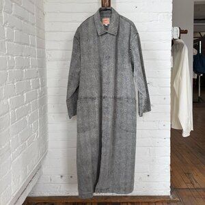 The Australian Outback Collection Gray Denim Duster Jacket Coat Trench - S
